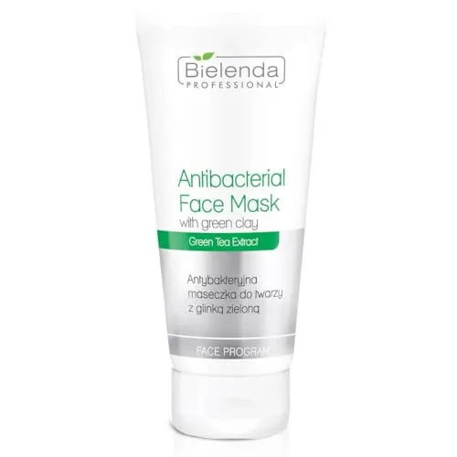 Bielenda Professional Antibacterial face mask with green clay - Antibakterielle Maske mit grüner Tonerde, 150 g