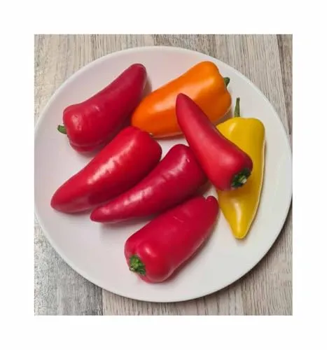 Stk - 15x Bio Mini Snack Paprika Mix Reich an Vitamin C. Gemüse Pflanzen - Samen A146 - Seeds & Plants Shop by Ipsa