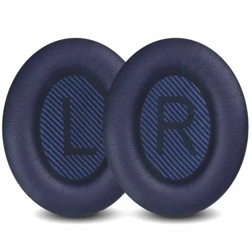 Ohrpolster für Bose QuietComfort 35 ii, Premium Ersatzpolster für QC35 Kopfhörer, Ersatz Ohrkissen Kompatibel mit QC35 II Headphones (Midnight Blau)