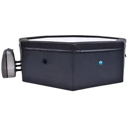NETSPA Octopus – Tragbarer achteckiger Whirlpool für 4-6 Personen, 1000 l, mit Heizung und Wasserfilterpumpe - 