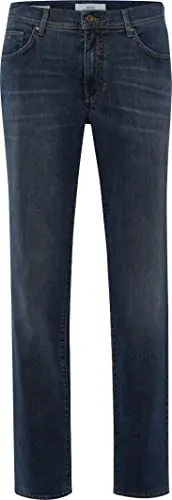 BRAX Feel Good Style Cadiz Dark Blue 38/30 - Moderne Jeans Straight Fit aus hochwertigem Baumwollmix, mit sportiver Detailverarbeitung und authentischer Used-Optik für einen lässigen Look.