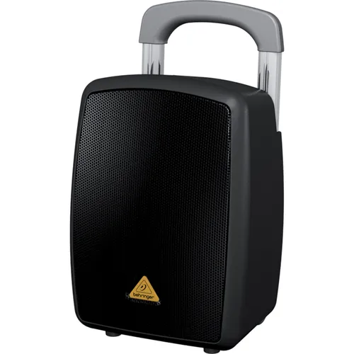 Behringer MPA40BT-PRO Mobiles PA System - Tragbare PA-Box mit 40 Watt Leistung und Bluetooth, ideal für Veranstaltungen bis 250 Personen. Akkubetrieb mit bis zu 12 Stunden Laufzeit, inklusive Mikrofon und Trolley für einfachen Transport.