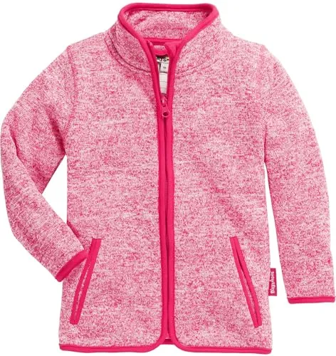 Playshoes Fleece-Jacke Unisex Kinder, pink Strickfleece - Funktionsjacke aus atmungsaktivem Fleece für optimalen Wärmeschutz, ideal für Outdoor- und Indoor-Aktivitäten, pflegeleicht und nach Oeko-Tex Standard 100 zertifiziert.