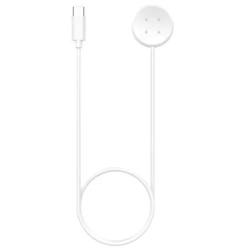 TiMOVO Ladekabel Kompatibel mit Google Pixel Watch 3/Pixel Watch 2&Fitbit Versa4/Versa 3/Sense2/Sense/Ace LTE, 3.3Ft USB Typ-C Schnelles Magnetisches Ladekabel Kabel Zubehör für Pixel Watch 3,Weiß