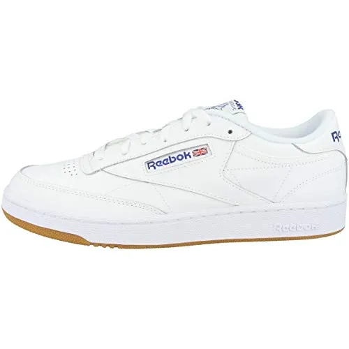 Reebok Club C 85 Herren-Sneaker - Klassische Herren-Sneaker mit zeitlosem Design, ideal für Freizeit und Sport. Hoher Tragekomfort dank weichem Leder.