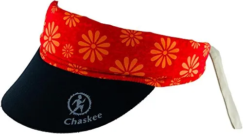 Chaskee Visor Snap Cap Happy Flowers, One Size, rot-orange