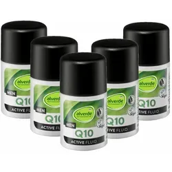 dm-drogerie markt GmbH & Co. KG Anti-Aging-Creme alverde MEN - Active Nature Q10 Active-Fluid 5 x 50 ml, Anti-Aging-Creme, alverde Naturkosmetik