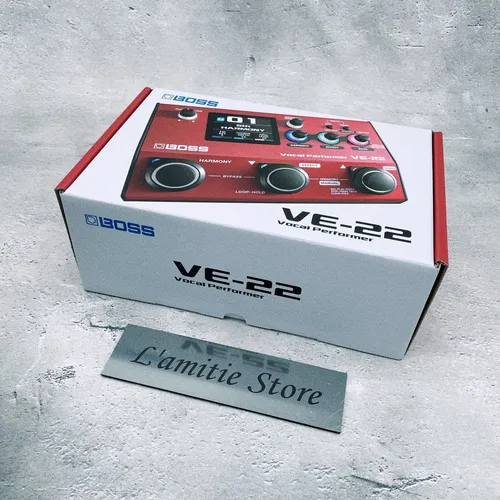 Boss VE-22 Vocal Performer Multi Effector - Gitarren Multieffekte, Digitales Multi-Effekte-Gerät für Vocals und Instrumente, ideal für kreative Auftritte und Studioaufnahmen.