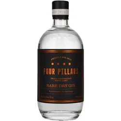 Four Pillars RARE DRY Gin 41,8% Vol. 0,7l - Premium Gin aus Australien, ausgezeichnet mit zahlreichen Goldmedaillen, mit fruchtigem Geschmack und neun handverlesenen Botanicals für ein einzigartiges Aroma.