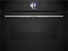 CSG7361B1 Einbau-Kompaktdampfbackofen 60 x 45 cm Schwarz - Vielseitiger Backofen mit 21 Heizarten für perfekte Ergebnisse, ideal für moderne Küchen und anspruchsvolle Hobbyköche.