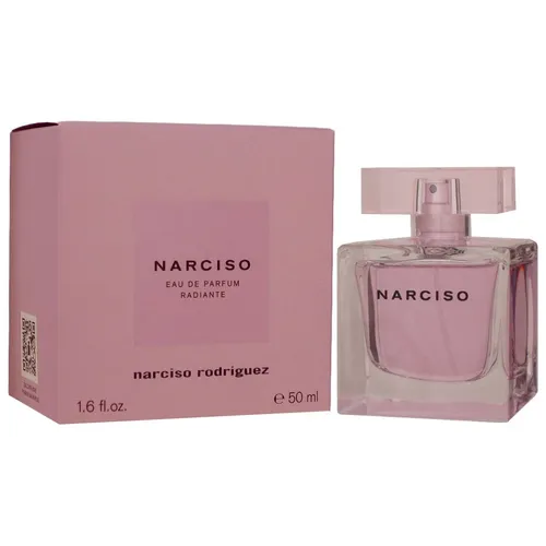 Narciso Rodriguez NARCISO Eau de Parfum RADIANTE 0.05 - Damendüfte mit 86% natürlichen Inhaltsstoffen, vegan und umhüllend, für ein Gefühl von transparenter Reinheit und sanfter Anziehungskraft.