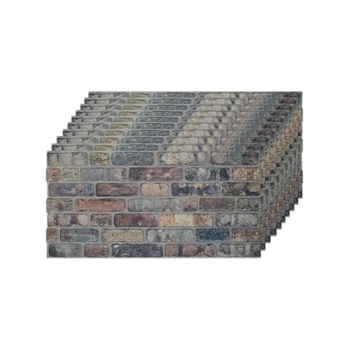 IZODEKOR 3D Wandpaneele Steinoptik - Stylische Wandverkleidung für jeden Raum - Moderne 3D-Wandpaneele in Steinoptik, ideal für Küche, Bad und Wohnzimmer. Einfache Montage ohne Spezialwerkzeuge, hochwertige Isolation gegen Kälte und Feuchtigkeit.