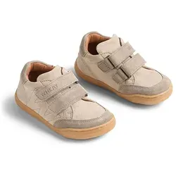 Wheat Leder-Sneakers "Barres" in Beige, Größe 34 - Bequeme Wheat Leder-Sneakers "Barres" in Beige für Kinder, Größe 34. Mit Klettverschluss für einfaches An- und Ausziehen und rutschhemmender Laufsohle für sicheren Halt.