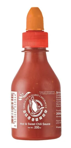 FLYING GOOSE Hot & Sweet Chilli Sauce 200ml | Sriracha Chilisauce, scharf & süß