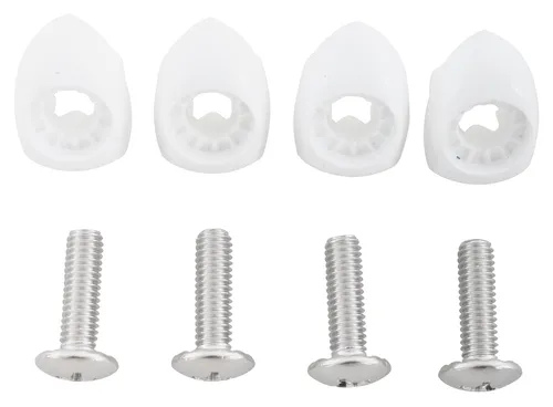 CORE UNION PRO M6 20mm Bindungsschrauben + Unterlegscheiben 4er Set white
