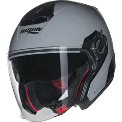 Nolan N40-5 Classico Jethelm - Grau - XS - Motorradhelm mit Airbooster-Technologie für optimale Belüftung und Komfort. Das ultrabreite Visier sorgt für maximale Sicht und Sicherheit bei jeder Fahrt.