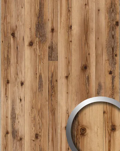 WALLFACE 25896 Sunwood Nature Wandverkleidung in Holz Optik - Selbstklebendes Wandpaneel in matt braun, ideal für Wohnzimmer und Schlafzimmer. Flexibel und einfach zu verarbeiten, schafft eine natürliche Atmosphäre.