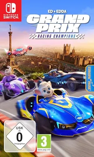 Ed & Edda: Grand Prix - Racing Champions für Nintendo Switch - Konsolen-Spiel für die ganze Familie, rasante Rennaction mit bekannten Charakteren und lokalem Mehrspielermodus für unvergessliche Momente.