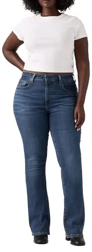 Levi's Damen 725™ High Rise Bootcut Jeans, Blue Wave Dark - Jeans in klassischer Bootcut-Form, die Beine optisch verlängert. Hohe Taille und schlanke Passform sorgen für einen eleganten Look.