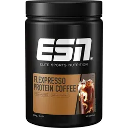 ESN Flexpresso Protein Coffee - Cremiger Protein-Kaffee mit 22 g Protein - Molkenproteine: 2-in-1 Genuss aus hochwertigem Whey Protein und echtem Kaffee. Mit 40 mg Koffein pro Portion für den perfekten Energieschub!