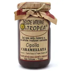 karamellisierte Zwiebeln Delizie Vaticane di Tropea - kalabrische g.g.A. rote Zwiebeln aus Tropea - Italienische delicatessen