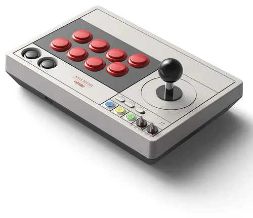 8BitDo Arcade Stick für Nintendo Switch & Windows - Wireless Controller - Gaming-Zubehör mit umfangreicher 8BitDo Ultimate Software für individuelle Tastenbelegung und Makros. Ideal für Retro-Gaming und Modding-Fans!