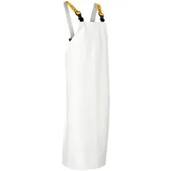Elka 175809002006 Made in Europe Schürze, weiß, XL - Arbeitskleidung & Uniformen, ideal für die Reinigungs- und Lebensmittelindustrie, aus 100 % Polyester für hohen Tragekomfort und einfache Handhabung.