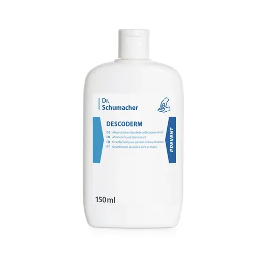 Dr. Schumacher Descoderm 150 ml alkoholisches Hände- und Hautdesinfektionsmittel RKI & VAH 00-401-0015-02