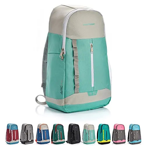 meteor 10 und 20L Kuhl-Rucksack Kühltasche Isolier-Rucksack Lunch Rucksack Kühlbox Picknick Rucksack EIS Campingtasche Picknick-tashe Outdoor Reisentashe (10 L, Meer/Grün)