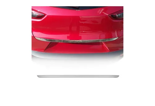 Kofferraumleiste für Mazda CX3 2015-2021 - Zierstreifen aus hochwertigem chromierten Stahl für einen eleganten Look und optimalen Schutz der Heckklappe.