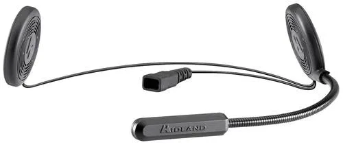 Midland Helm-Headset Lokui K10 - Bluetooth Stereo für Motorräder - Bluetooth Multimedia Headset für Motorradhelme, ideal zum Musik hören und telefonieren. Mit DSP Geräuschfilter für klare Ansagen bei hohen Geschwindigkeiten und bis zu 8 Stunden Akkulaufzeit.