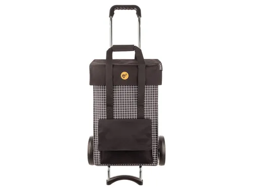 Andersen Einkaufstrolley Campus Shopper Hedda 51 l - Praktischer Einkaufstrolley mit 51 l Volumen, wasserabweisend und robust. Mit durchdachten Fächern, stabilen Leichtlaufrädern und reflektierenden Elementen. Ideal für Einkauf und Freizeit!