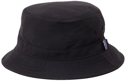 Patagonia Unisex Wavefarer Eimer Hut, Schwarz, 58 - Fischerhut für Herren, wasserabweisend und ideal für sonnige Tage am Wasser oder beim Angeln.