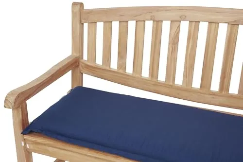 KETTtex Bankauflage Gartenbank Florence 140 cm dunkelblau - Hochwertige Polsterauflage für Gartenbänke, 140 cm breit, aus 60% Baumwolle und 40% Polyester, ideal für zusätzlichen Komfort im Außenbereich.