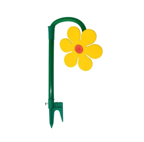 Neustanlo Tanzende Blume Rasensprinkler farblich sortiert - Viel Spaß beim Sprengen! Der farbenfrohe Sprinkler sorgt für erfrischende Abkühlung im Garten und ist ideal für Kinder. Breite: 28,4 cm, Höhe: 8,2 cm, Länge: 57 cm.