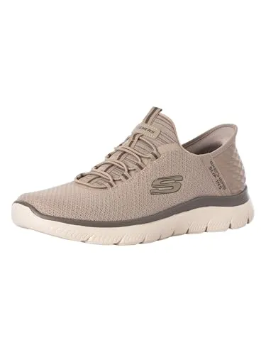Skechers Slip-ins Summits High Range Herren Sneaker - Herren-Sneaker mit Hands-Free Slip-Ins für einfaches Anziehen und exklusivem Fersenpolster, ideal für höchsten Komfort und Sicherheit.