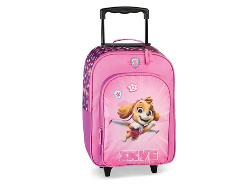 Fabrizio Kids Kinderkoffer Paw Patrol Skye 20697-3100 - Robuster Kinderkoffer mit Paw Patrol Design. Ausgestattet mit einem praktischen 2-Wege-Reißverschluss und leichtgängigen Rollen, ideal für kleine Abenteuer. Perfekt für Reisen und Ausflüge.