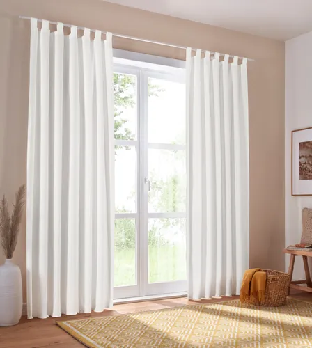 OTTO home Vorhang Parry (2 St) – Blickdicht & Stilvoll - Der blickdichte Vorhang »Parry« im 2er-Set überzeugt durch elegantes Design und einfache Montage. Ideal für Wohn- und Schlafräume, schützt er vor neugierigen Blicken und sorgt für eine gemütliche Atmosphäre.