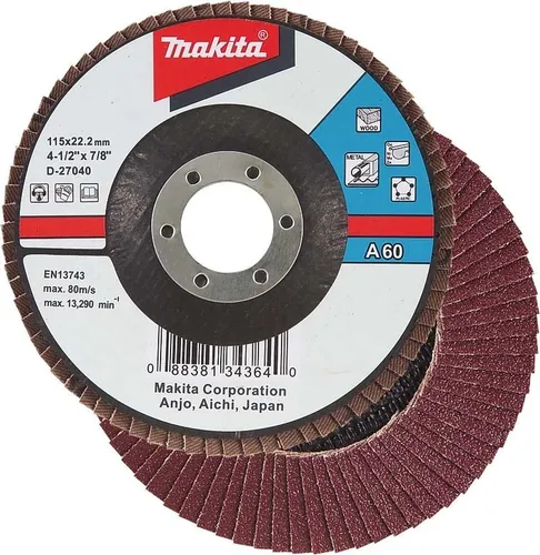 Makita Fächerschleifscheibe D-27458 Lamellenschleifscheiben