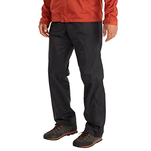 Marmot PreCip Eco Full Zip Herren Regenhose - Schwarz - M - Fahrradbekleidung mit umfassendem Wetterschutz, umweltfreundlich und atmungsaktiv für komfortable Fahrten bei jedem Wetter.