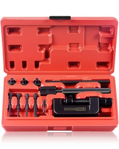 DAYUAN Kettennieter Motorrad,Motorrad Kettenbrecher Werkzeugsatz, Motorradketten Trennwerkzeug Nietwerkzeug,Riveting Tool Motorcycle, Motorradketten Kettentrenner Für Atv Dirt Bike Fahrrad/Motorrad