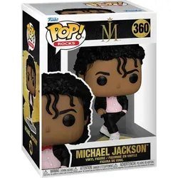 Michael Jackson POP! Rocks Vinyl Figur Billie Jean 9 cm - Sammelfigur - Sammelfigur aus hochwertigem Vinyl, ca. 9 cm groß, detailreich gestaltet. Ideal für Fans und Sammler, bringt die Magie der Musikgeschichte in Ihr Zuhause.