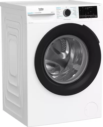 Beko Waschmaschine Frontlader 8kg SteamCure - Waschmaschine mit 8 kg Füllmenge und SteamCure-Technologie für hygienisch saubere Wäsche, energieeffizient und ideal für Familien.