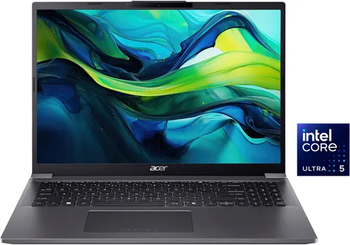 Acer Aspire 16 A16-71M Notebook - Laptops mit 16 Zoll Acer CineCrystal OLED Display, 120 Hz Bildwiederholfrequenz und 512 GB SSD für schnelles Arbeiten und beeindruckende Grafik.