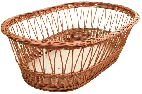 Amigos Baby Weidenkorb Moseskorb - Stubenwagen aus naturbelassener Weide, perfekt für die sanfte und gesunde Schlafumgebung Ihres Babys.