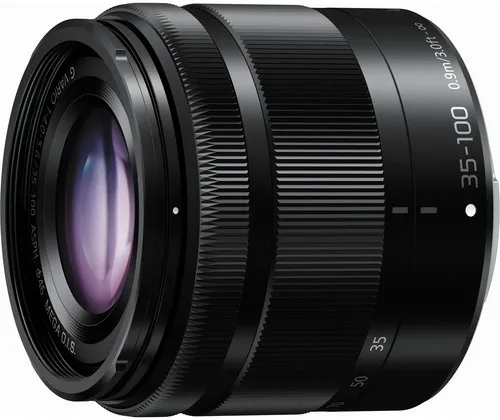 Panasonic H-FS35100E LUMIX G Vario Telezoom 35-100 mm - Objektiv für kreative Fotografie mit O.I.S. Bildstabilisator, ideal für scharfe Aufnahmen bei jedem Lichtverhältnis.
