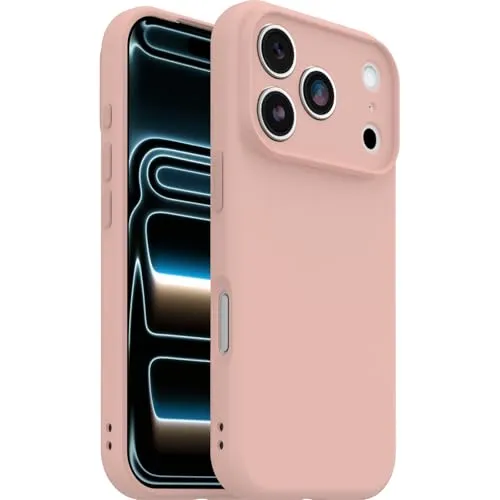 OtterBox Figura Serie MagSafe Hülle für iPhone 17 Pro – Stoßfest & Slim Design, Pink - Schützen Sie Ihr iPhone 17 Pro mit der eleganten Figura Serie von OtterBox. Diese dünne Hülle bietet militärische Schutzstandards und ermöglicht dank integrierter MagSafe-Technologie einfaches kabelloses Laden.