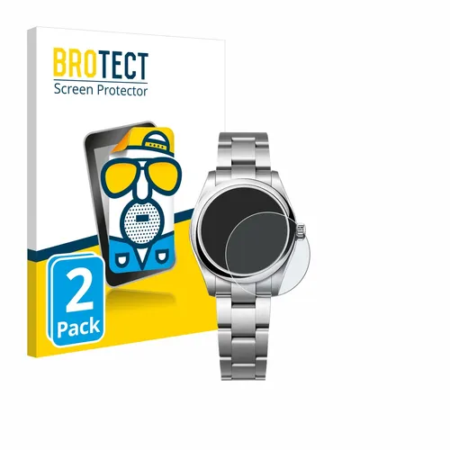 2x Schutzfolie Entspiegelt für Rolex Oyster Perpetual 31 Matt Antireflektierend