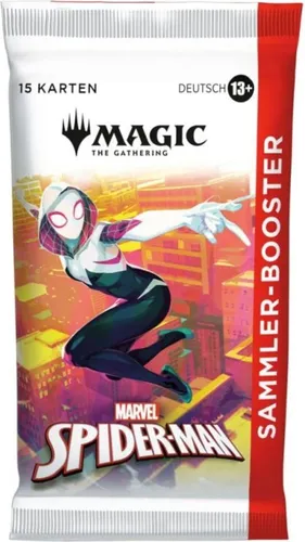 Wizards Of The Coast Magic The Gathering Marvel´s Spider-man Collector Booster Deutsch - Sammelkarten für Fans von Magic: The Gathering und Marvel, mit exklusiven Foil-Karten und einzigartigen Artwork-Karten für ein unvergleichliches Sammlererlebnis.
