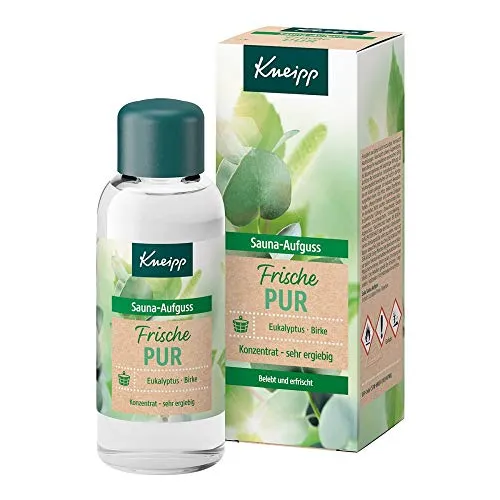 KNEIPP Sauna Aufguss Frische Pur 100 ml - Saunazubehör für erfrischende Aufgüsse, sorgt für ein belebendes Aroma und ein entspannendes Saunaerlebnis.